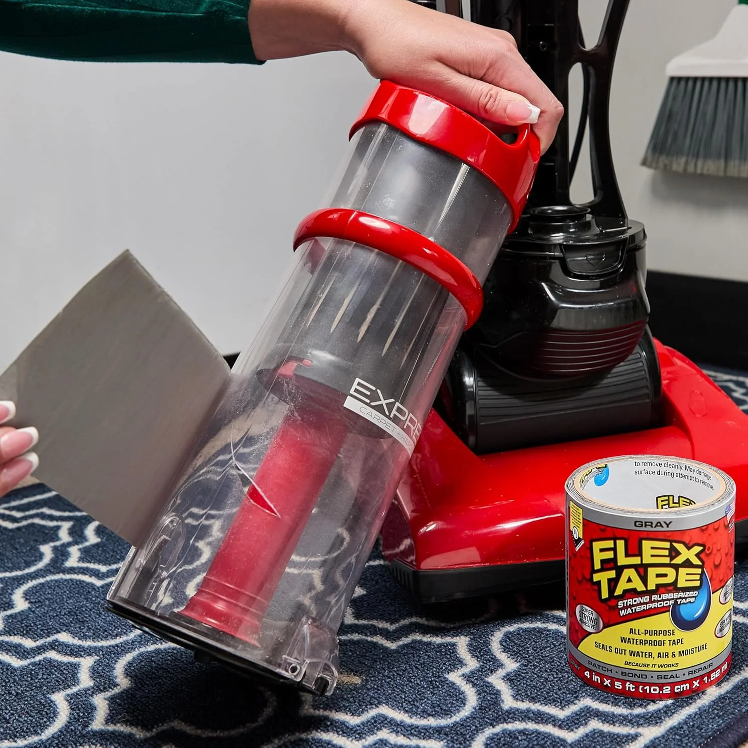 FlexTape na pęknięciu